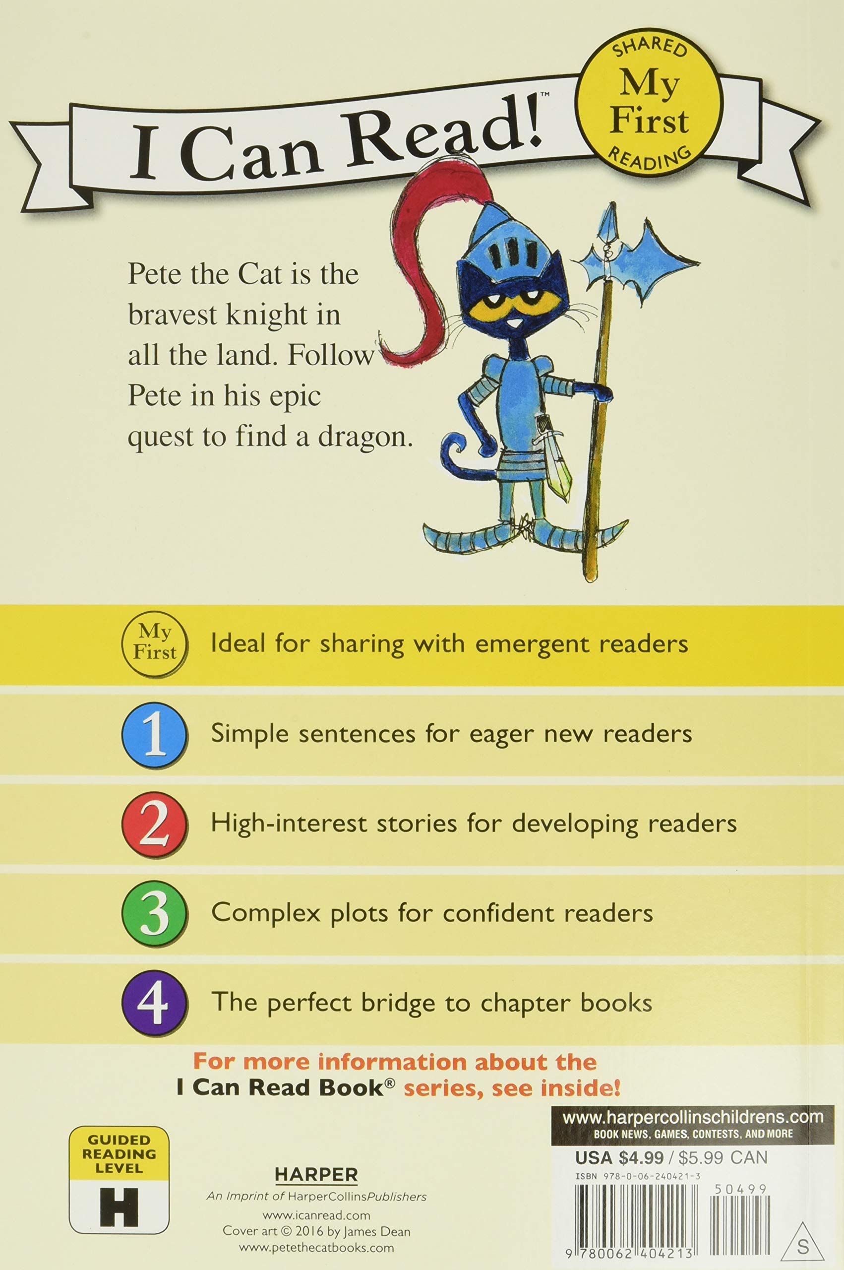 I Can Read: Pete the Cat: Sir Pete the Brave