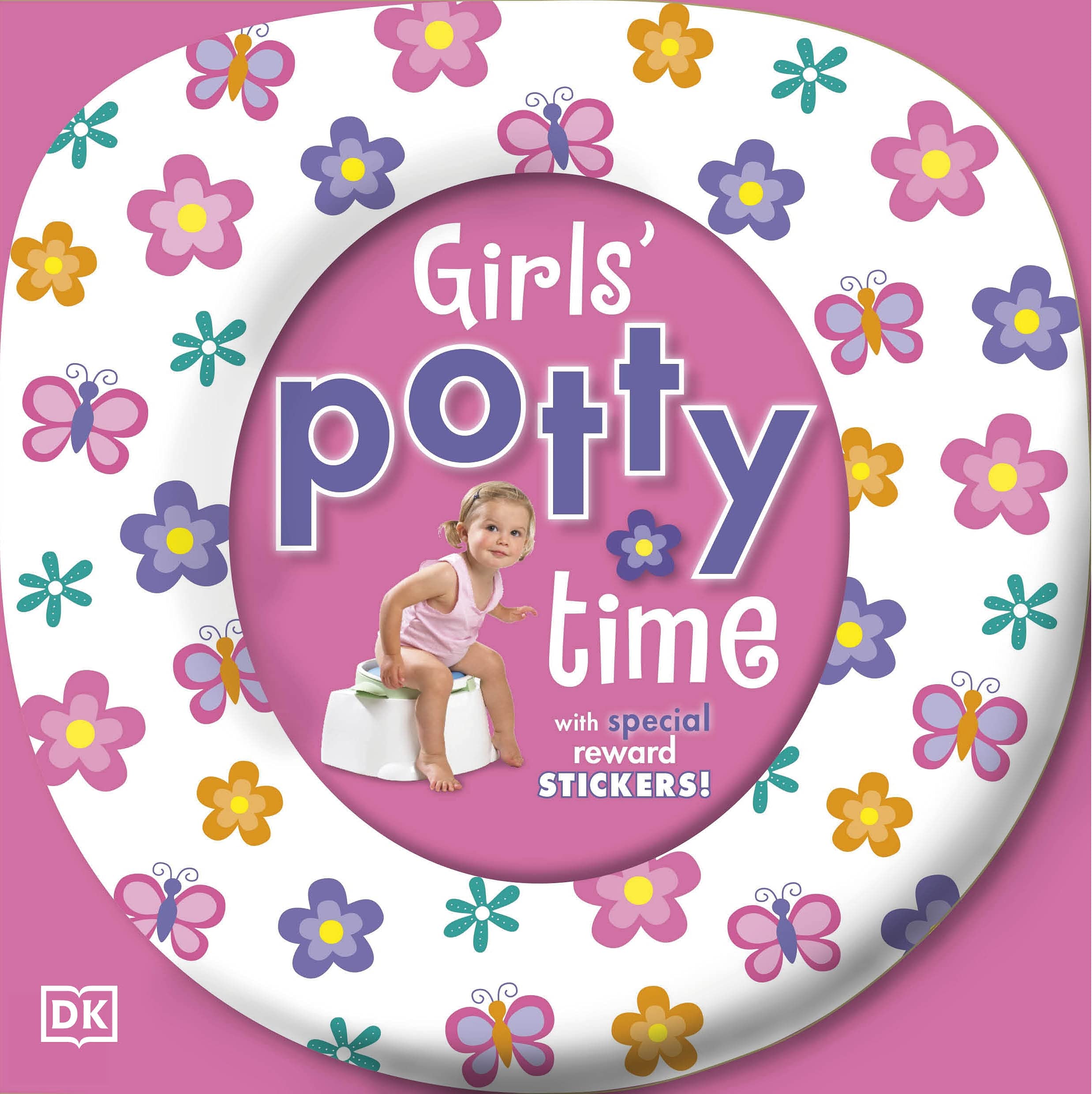 Girls' Potty Time with reward stickers