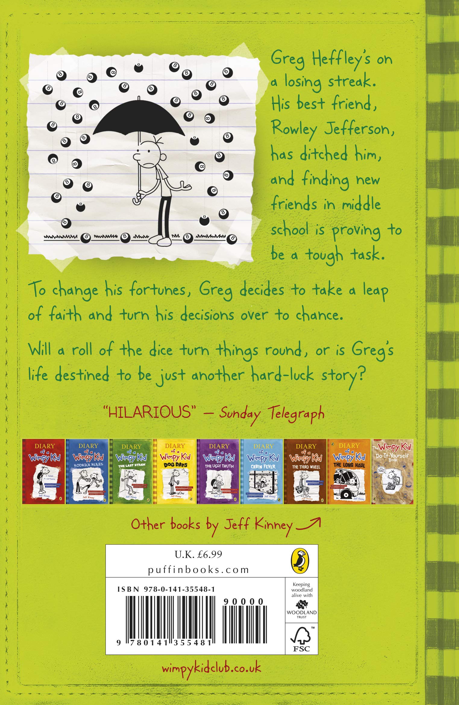 Diary of a Wimpy Kid (8): Hard luck