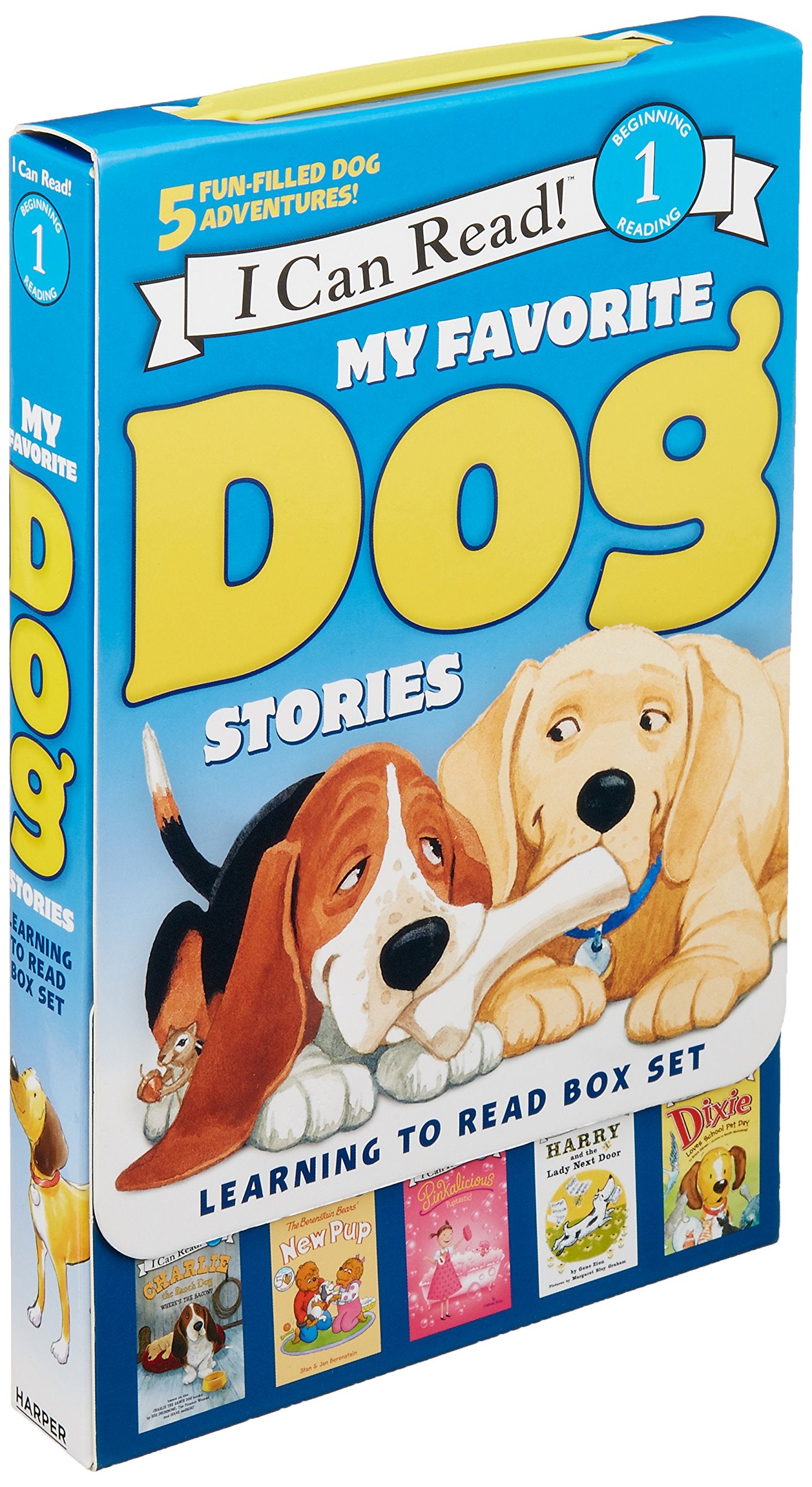 I Can Read Level 1: My Favorite Dog Stories: Learning to Read Box Set