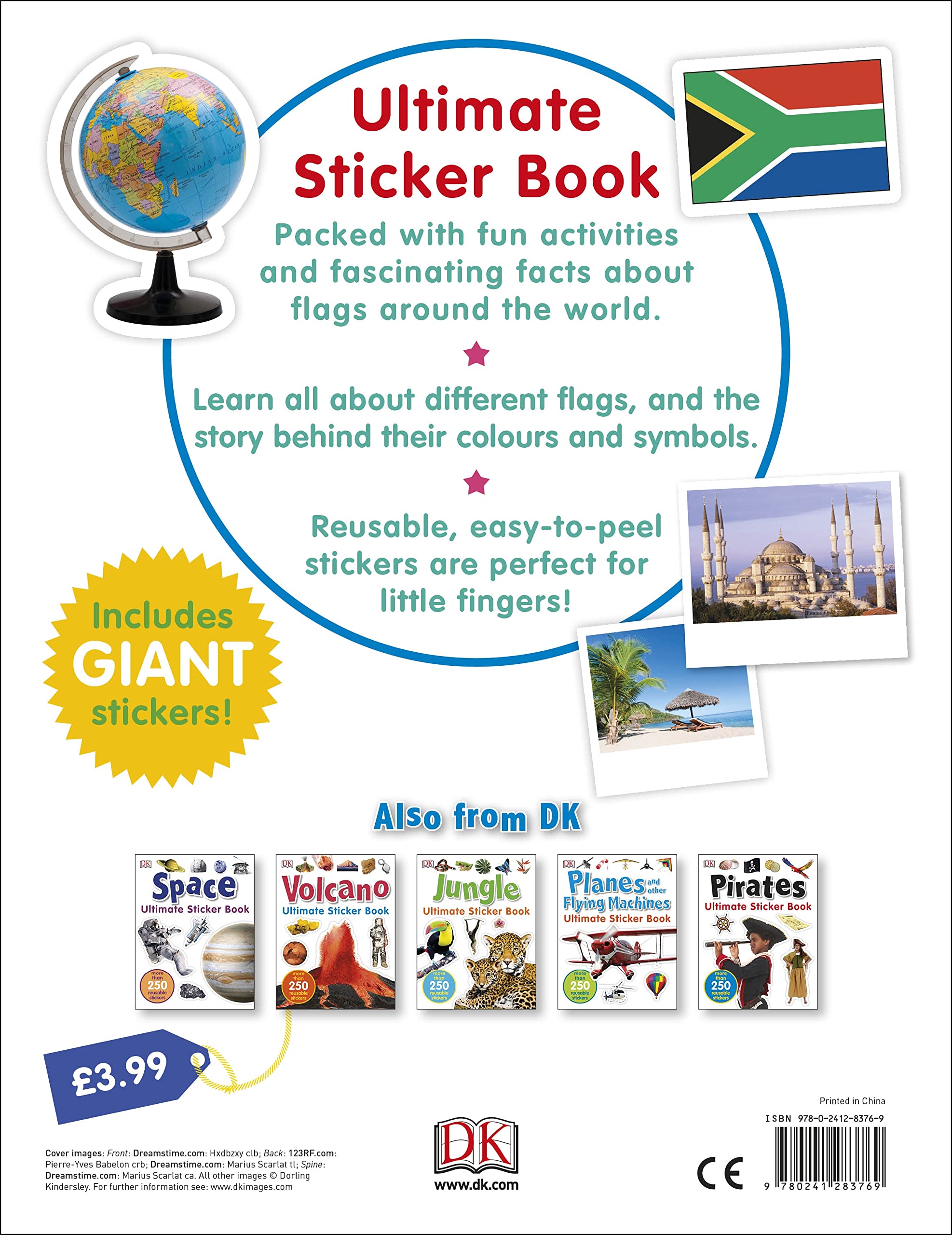 Flags Around the World- Ultimate Sticker Book