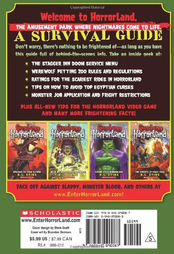 Goosebumps Horrorland: WELCOME TO HORRORLAND A survival Guide
