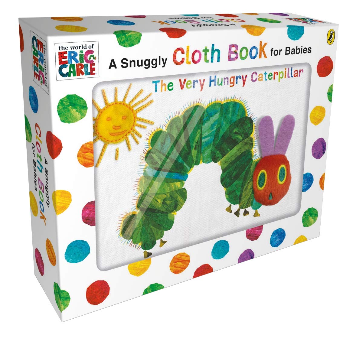 A snuggly cloth book for babies -Very Hungry Caterpillar