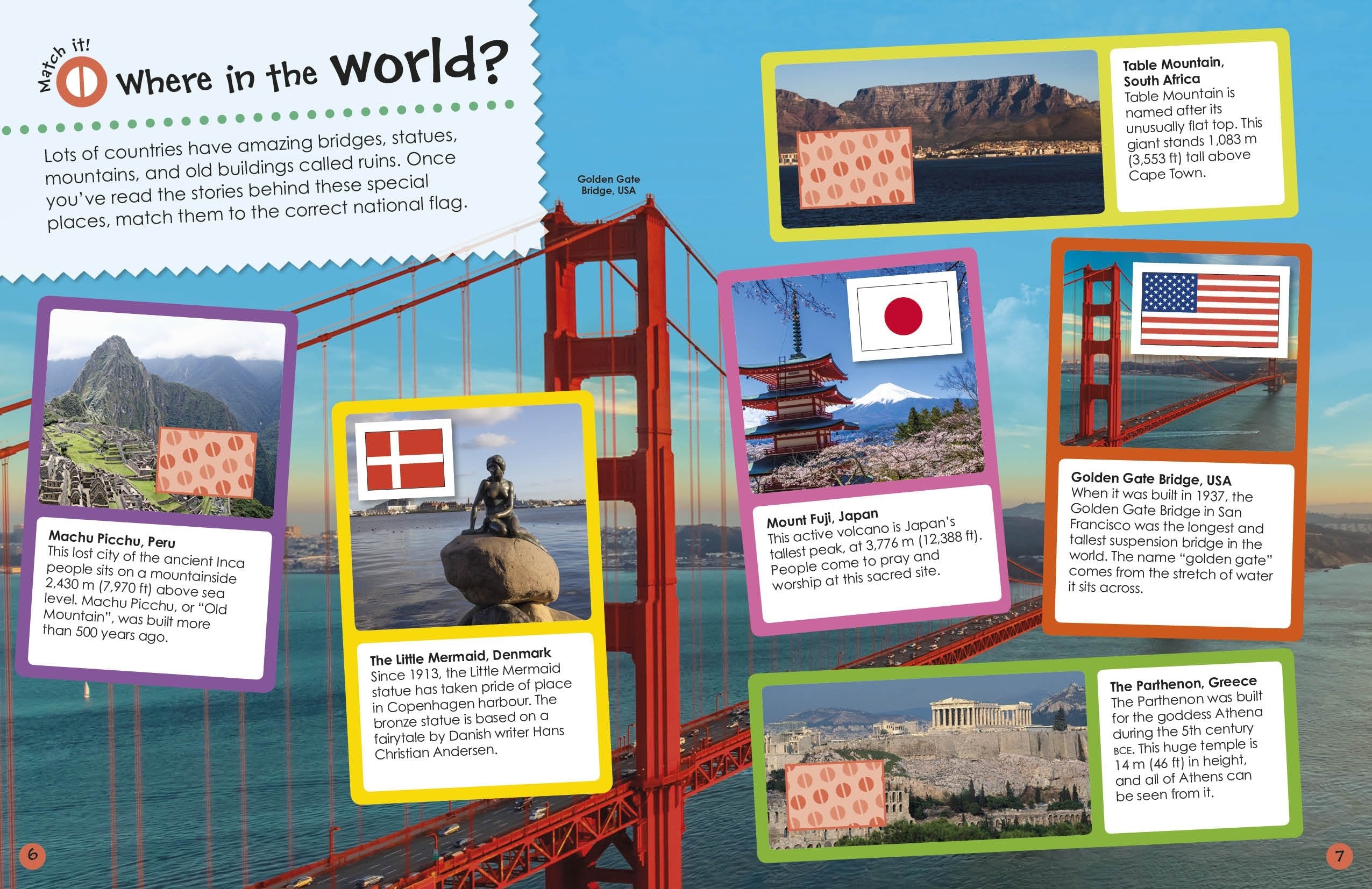 Flags Around the World- Ultimate Sticker Book